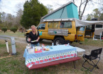 De eerste camping